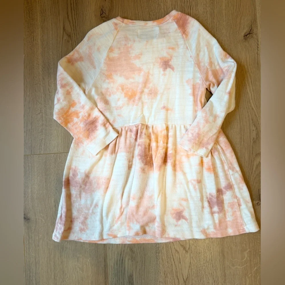 Old Navy Tie-Dye Dress Cozy-Knit Skater Dress for Girls 5